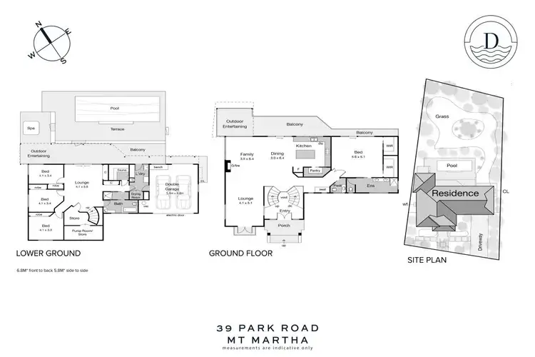 Floorplan of Homely house listing, 39 Park Road, Mount Martha VIC 3934