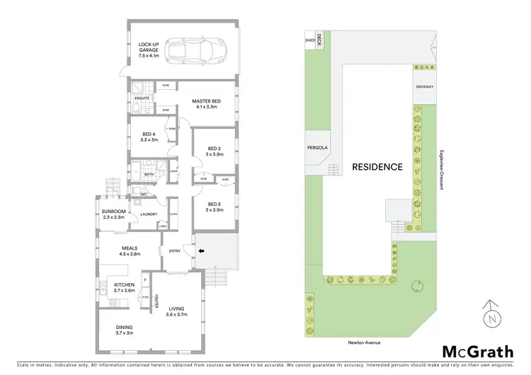Floorplan of Homely house listing, 24 Newton Avenue, Bell Post Hill VIC 3215
