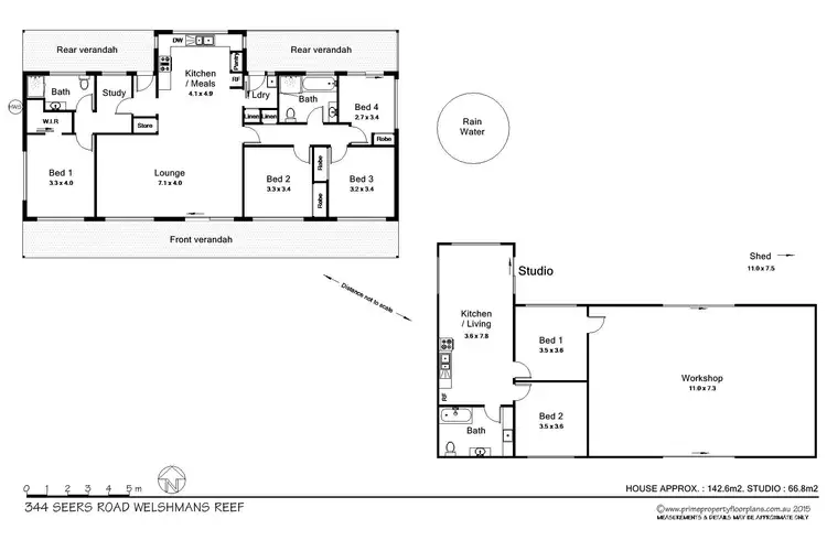 Floorplan of Homely house listing, 344 Seers Road, Welshmans Reef VIC 3462