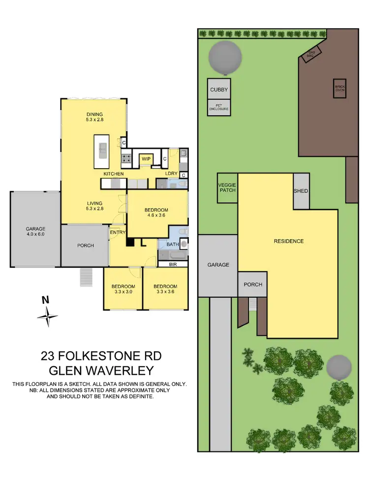 Floorplan of Homely house listing, 23 Folkestone Road, Glen Waverley VIC 3150