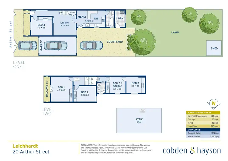 Floorplan of Homely house listing, 20 Arthur Street, Leichhardt NSW 2040