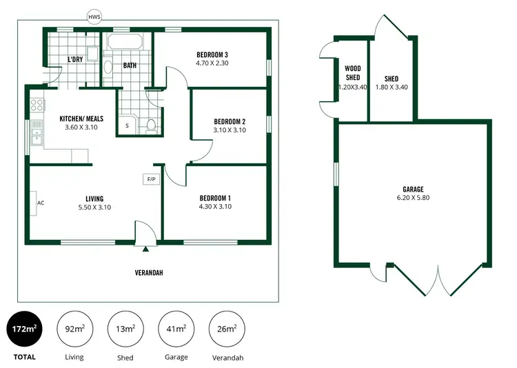 Floorplan of Homely house listing, 1620 Lobethal Road, Lenswood SA 5240