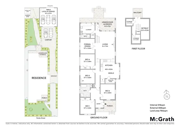 Floorplan of Homely house listing, 14 Roxby Street, Manifold Heights VIC 3218