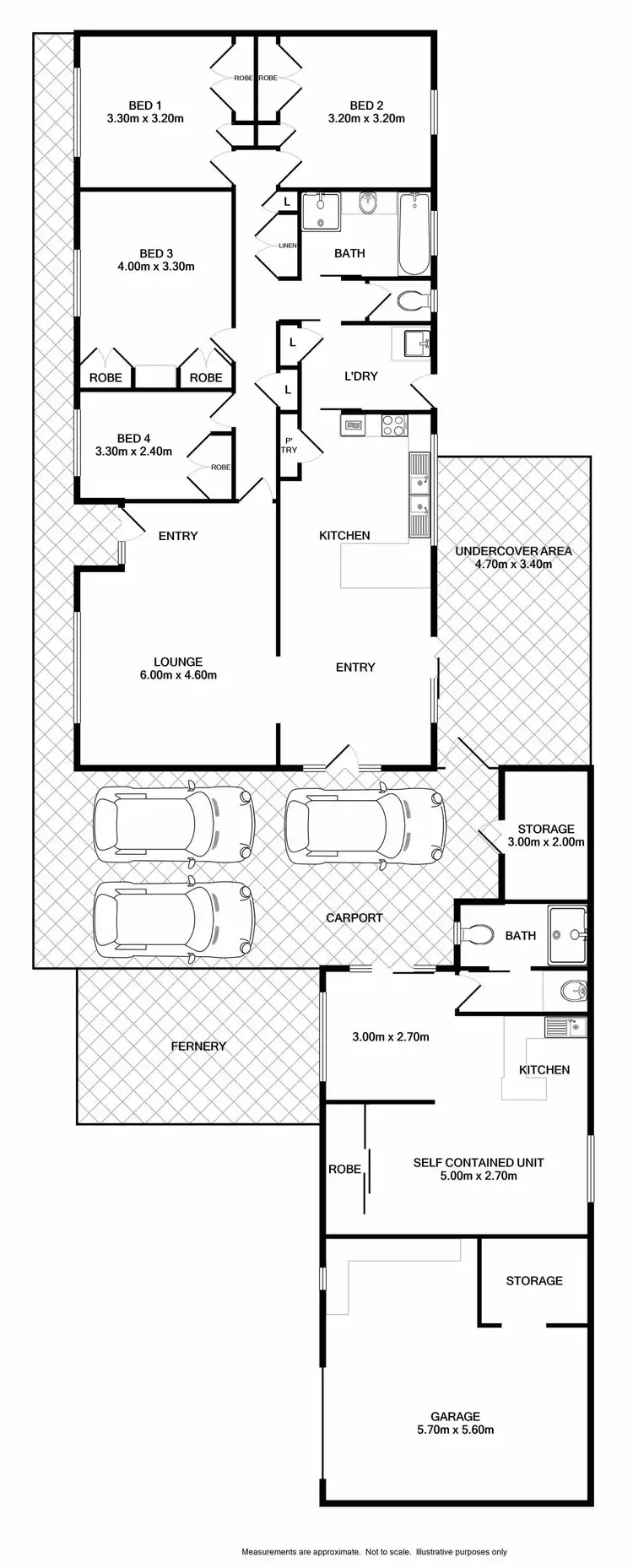 Floorplan of Homely house listing, 5 Drew Court, Beechworth VIC 3747