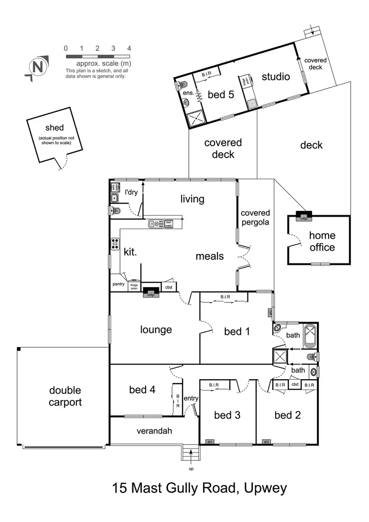 Floorplan of Homely house listing, 15 Mast Gully Road, Upwey VIC 3158