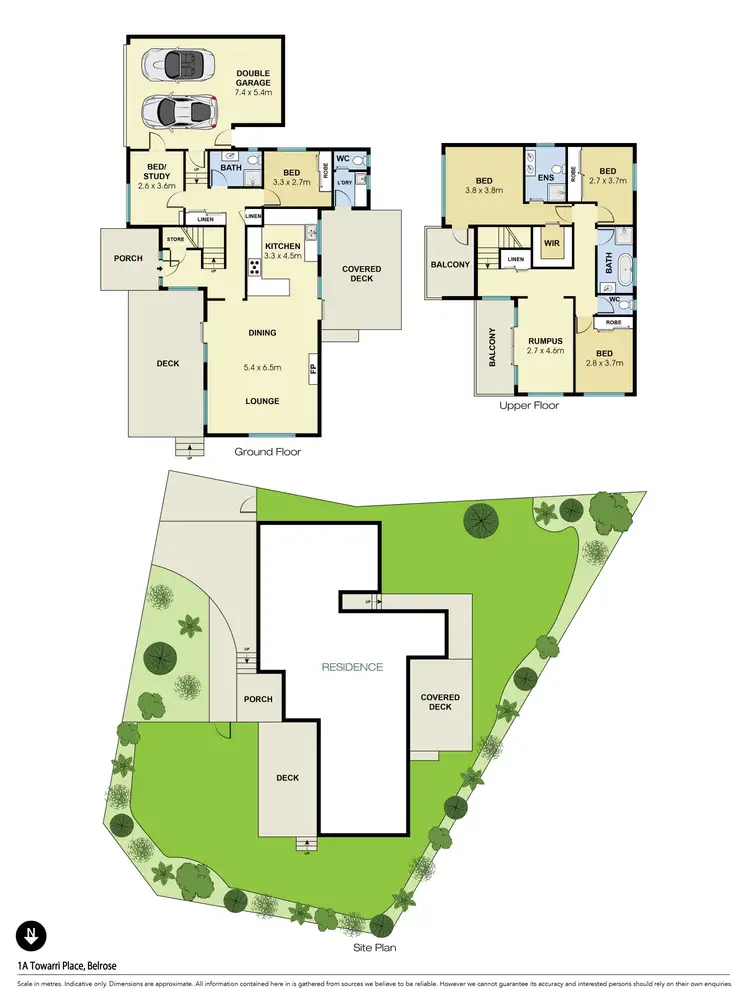 Floorplan of Homely house listing, 1A Towarri Place, Belrose NSW 2085