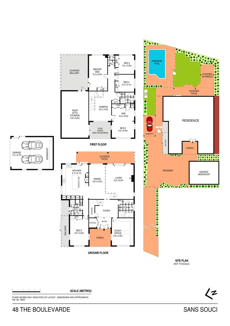 Floorplan of Homely house listing, 48 The Boulevard, Sans Souci NSW 2219