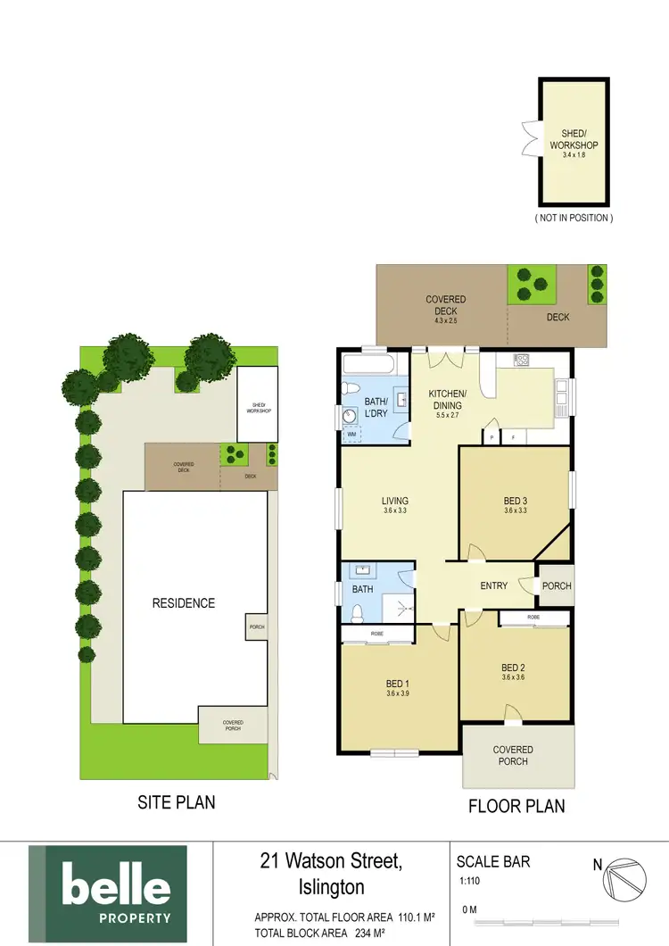 Floorplan of Homely house listing, 21 Watson Street, Islington NSW 2296