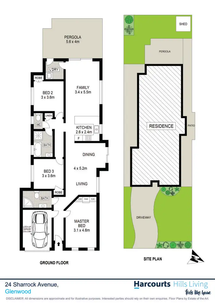 Floorplan of Homely house listing, 24 Sharrock Avenue, Glenwood NSW 2768