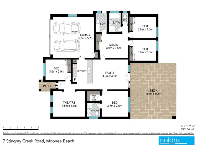 Floorplan of Homely house listing, 7 Stingray Creek Road, Moonee Beach NSW 2450