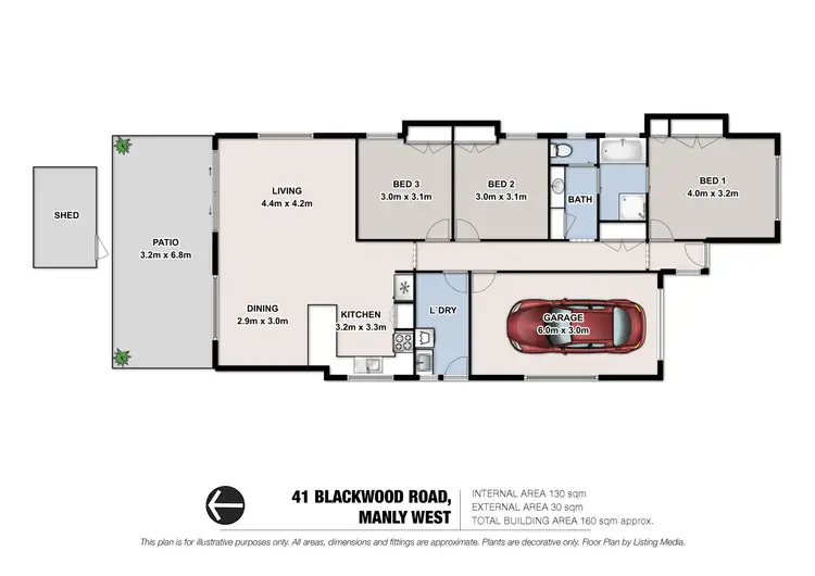 Floorplan of Homely house listing, 41 Blackwood Road, Manly West QLD 4179