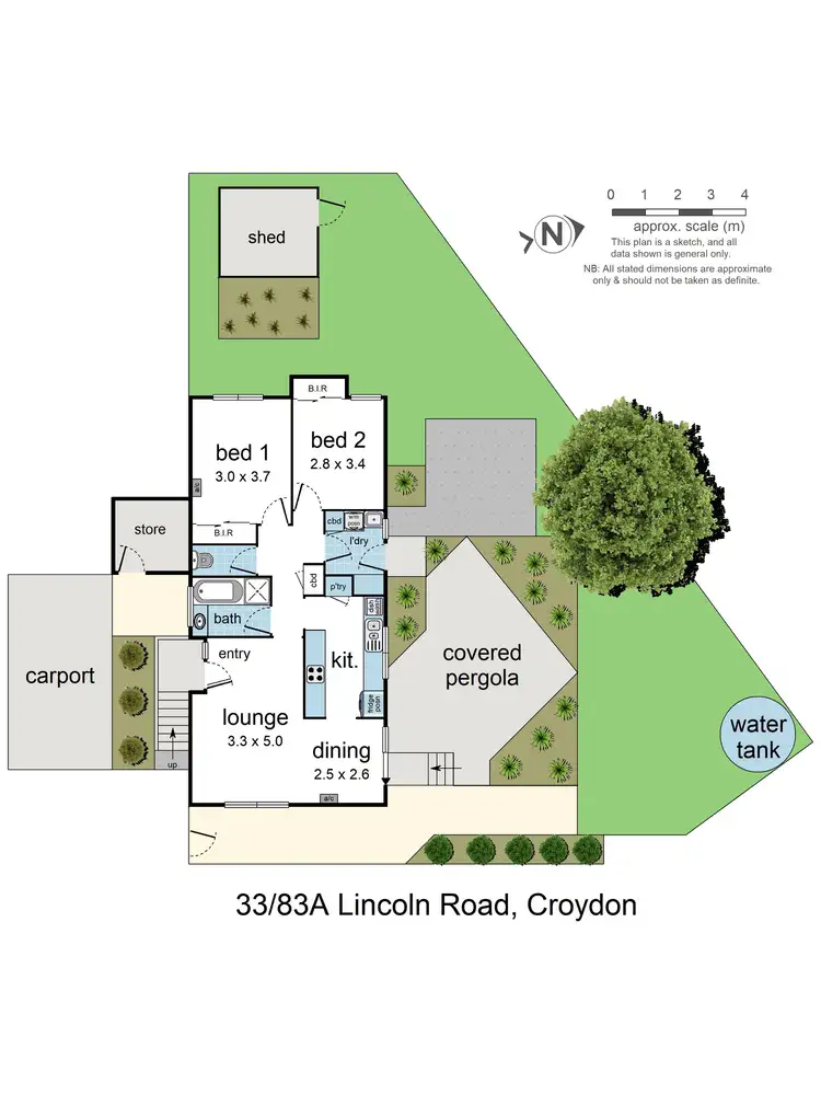 Floorplan of Homely unit listing, 33/83a Lincoln Road, Croydon VIC 3136
