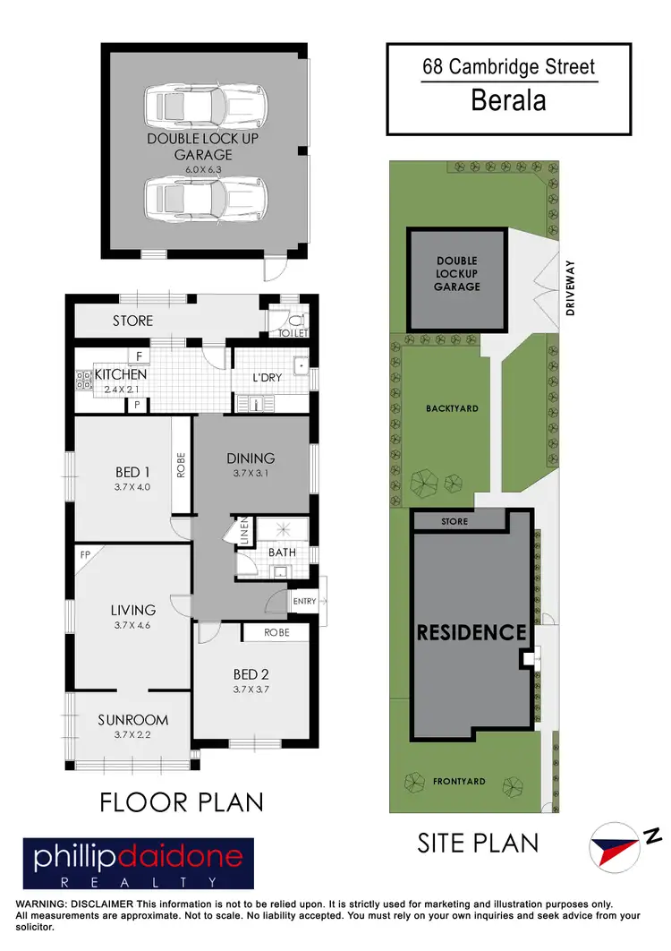 Floorplan of Homely house listing, 68 Cambridge Street, Berala NSW 2141