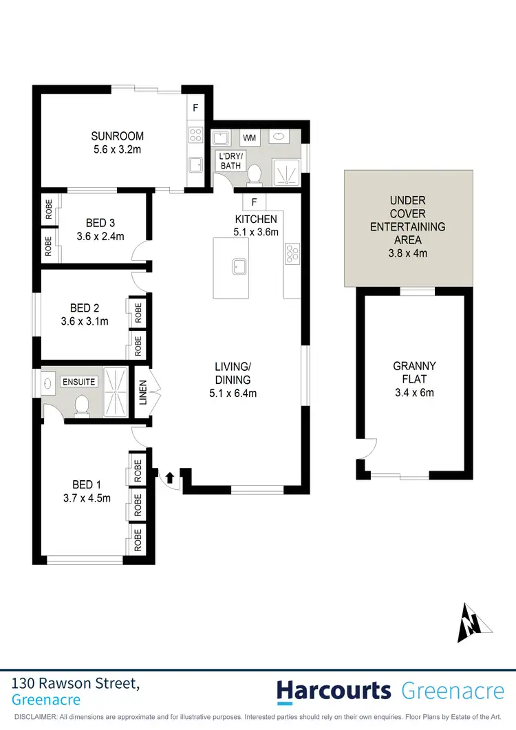 Floorplan of Homely house listing, 130 Rawson Road, Greenacre NSW 2190