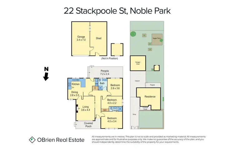 Floorplan of Homely house listing, 22 Stackpoole Street, Noble Park VIC 3174