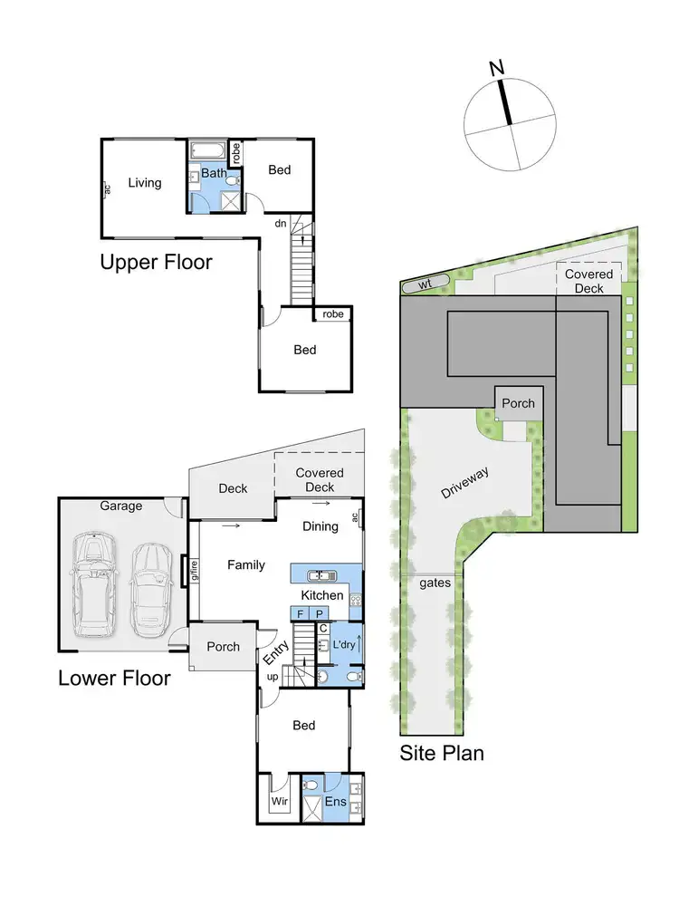 Floorplan of Homely townhouse listing, 19A Morrisons Avenue, Mount Martha VIC 3934
