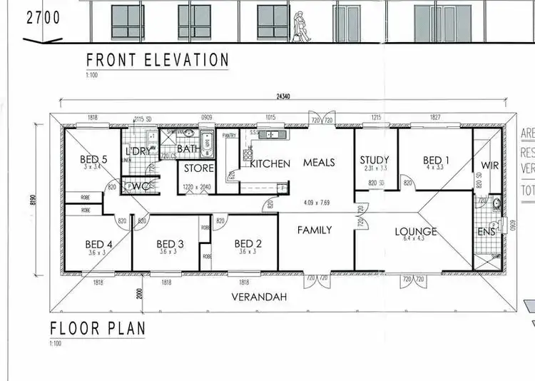 Floorplan of Homely house listing, 69 Denton Road, Millicent SA 5280