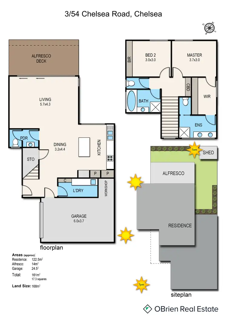 Floorplan of Homely unit listing, 3/54 Chelsea Road, Chelsea VIC 3196