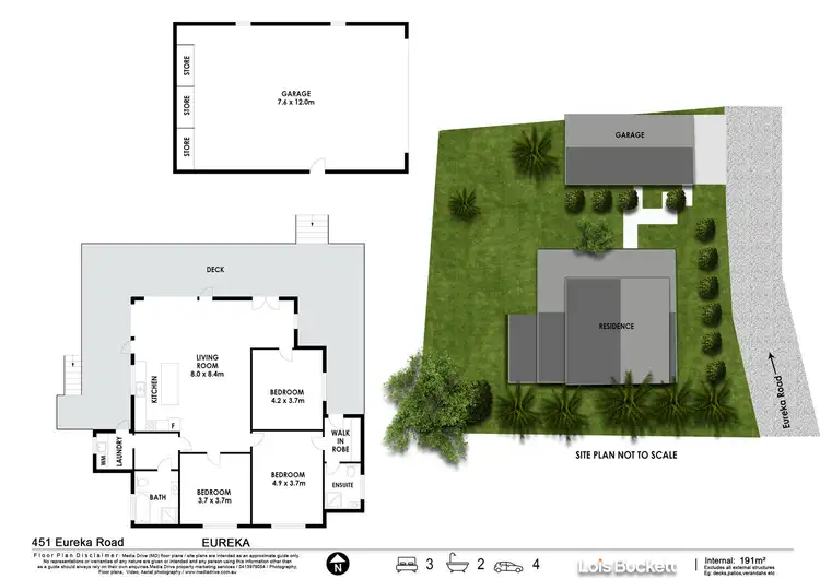 Floorplan of Homely house listing, 451 Eureka Road, Eureka NSW 2480