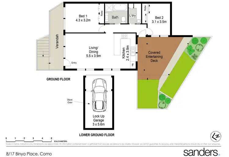 Floorplan of Homely villa listing, 8/17 Binya Place, Como NSW 2226