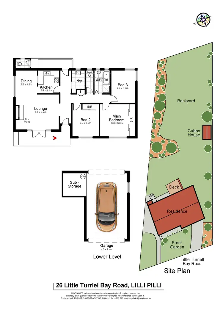 Floorplan of Homely house listing, 26 Little Turriell Bay Road, Lilli Pilli NSW 2229