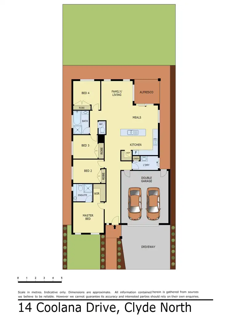 Floorplan of Homely house listing, 14 Coolana Drive, Clyde North VIC 3978