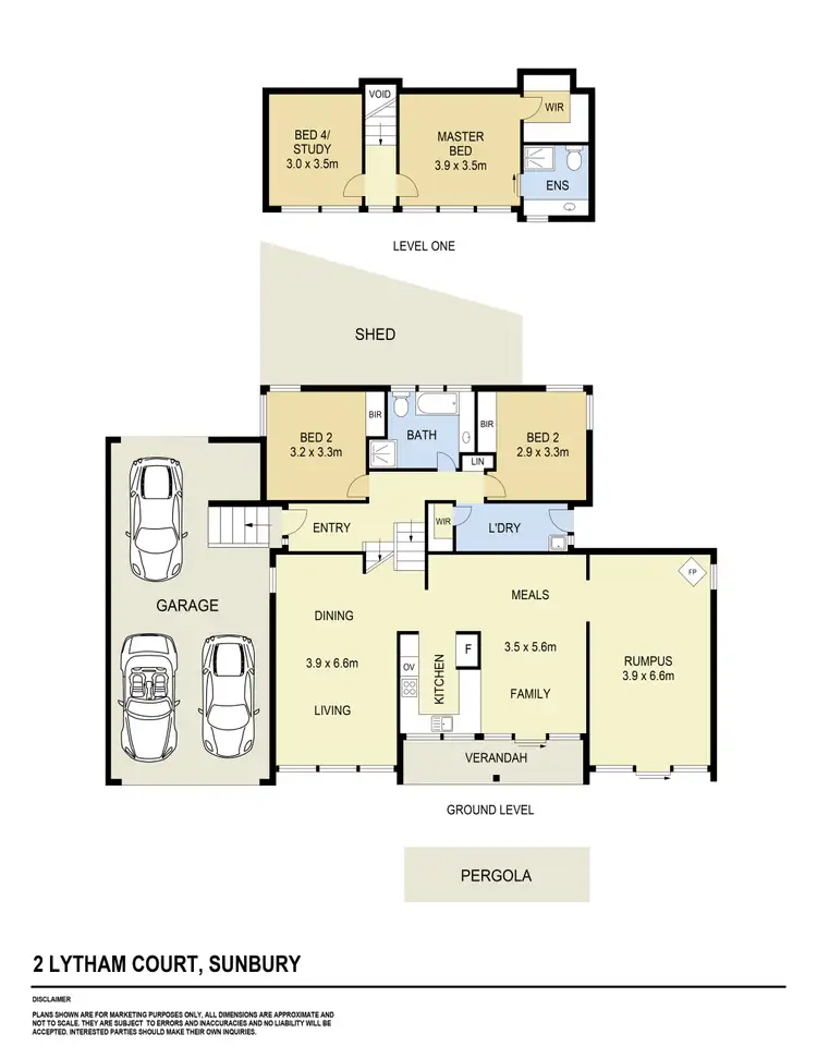 Floorplan of Homely house listing, 2 Lytham Court, Sunbury VIC 3429