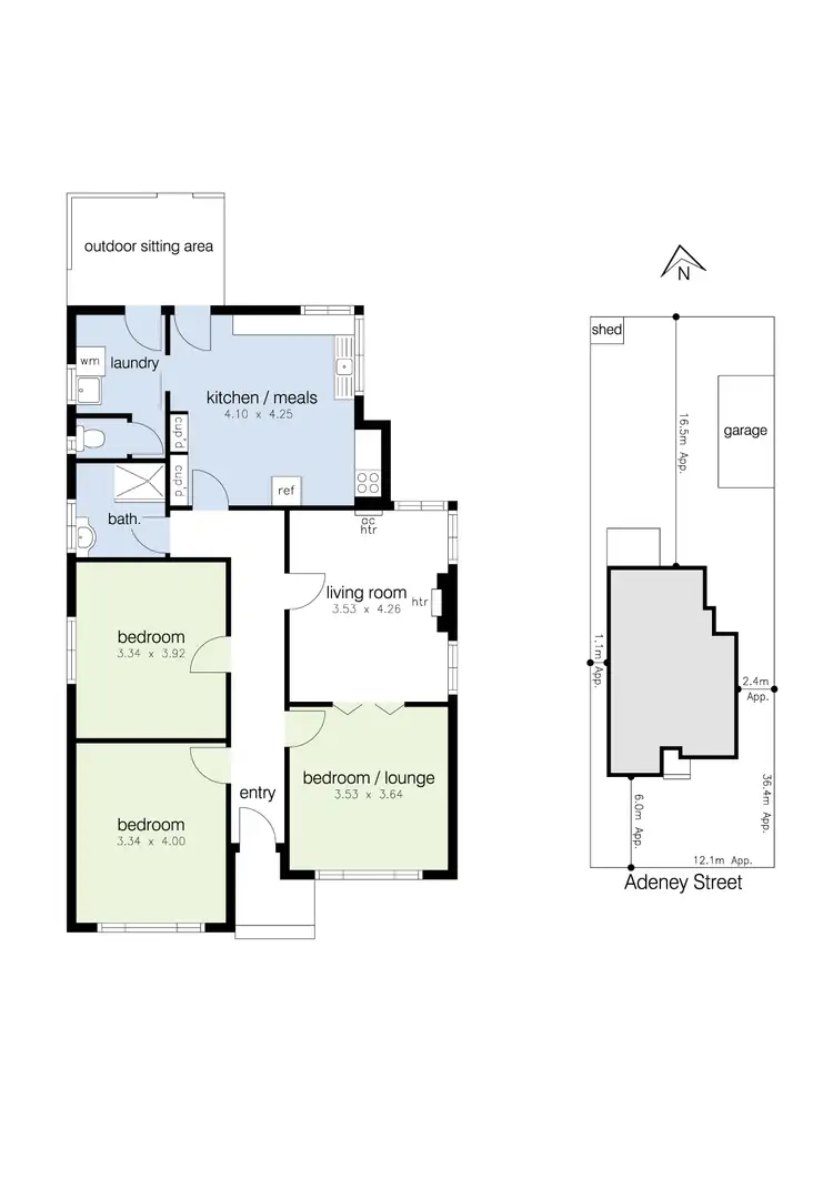 Floorplan of Homely house listing, 8 Adeney Street, Yarraville VIC 3013