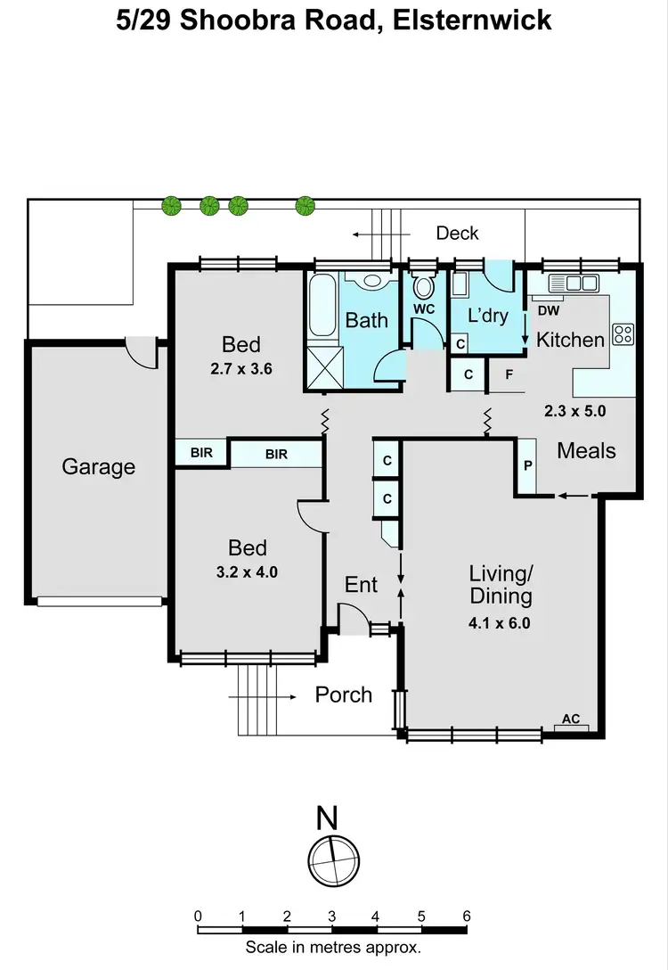 Floorplan of Homely unit listing, 5/29 Shoobra Road, Elsternwick VIC 3185