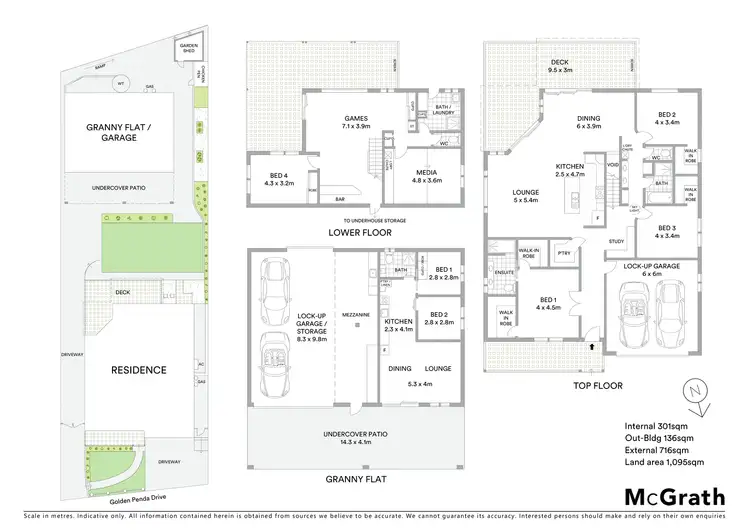 Floorplan of Homely house listing, 1 Golden Penda Drive, Corindi Beach NSW 2456