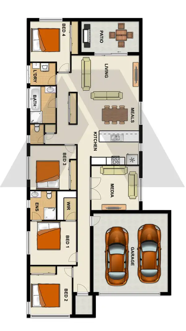 Floorplan of Homely house listing, 7 Berkshire Place, Heathwood QLD 4110