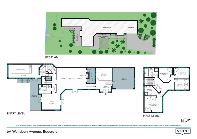 Floorplan of Homely house listing, 6A Wandeen Avenue, Beecroft NSW 2119