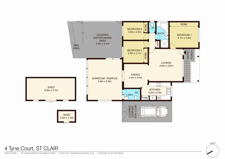 Floorplan of Homely house listing, 4 Tyne Court, St Clair NSW 2759