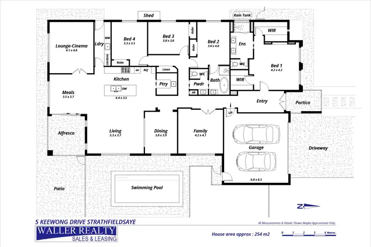 Floorplan of Homely house listing, 5 Keewong Drive, Strathfieldsaye VIC 3551