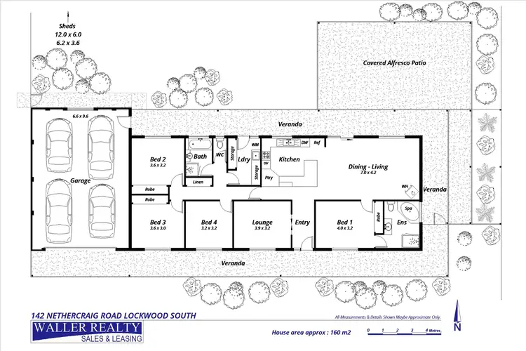 Floorplan of Homely house listing, 142 Nethercraig Road, Lockwood South VIC 3551