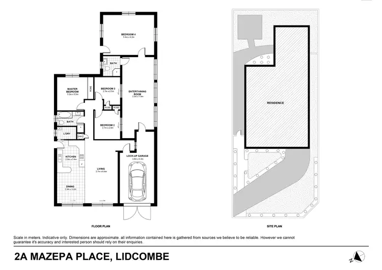 Floorplan of Homely house listing, 2A Mazepa Place, Lidcombe NSW 2141