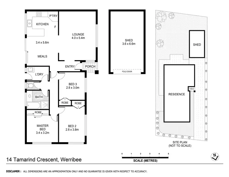 Floorplan of Homely house listing, 14 Tamarind Crescent, Werribee VIC 3030