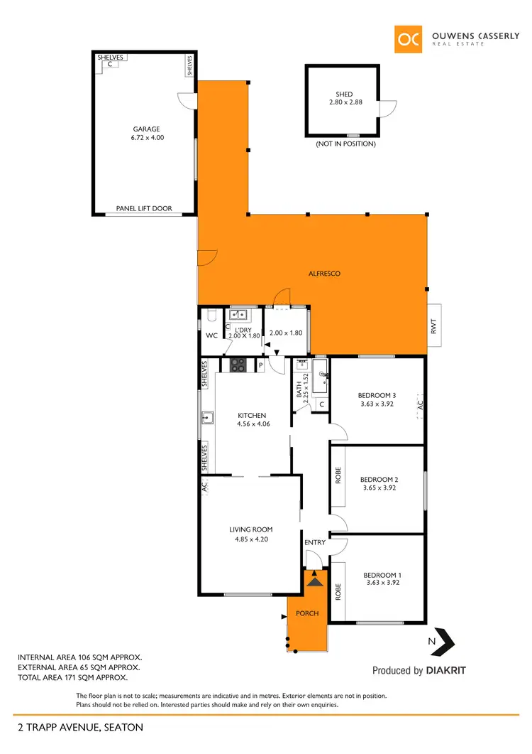 Floorplan of Homely house listing, 2 Trapp Avenue, Seaton SA 5023