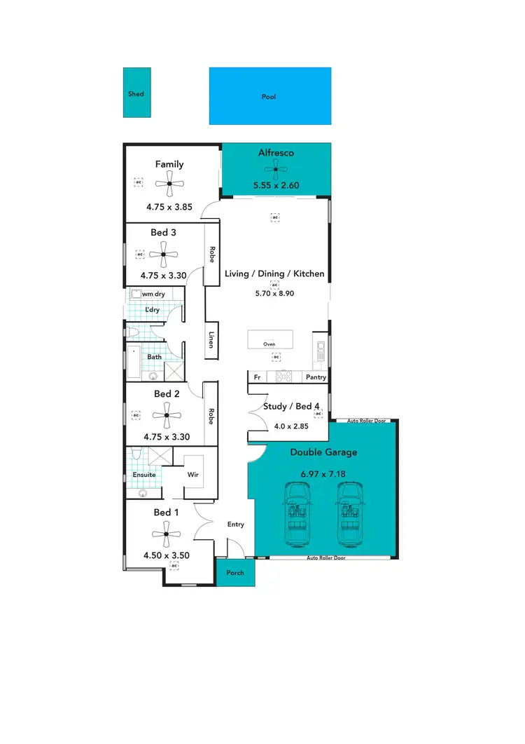 Floorplan of Homely house listing, 56 Yacca Road, Seacliff SA 5049