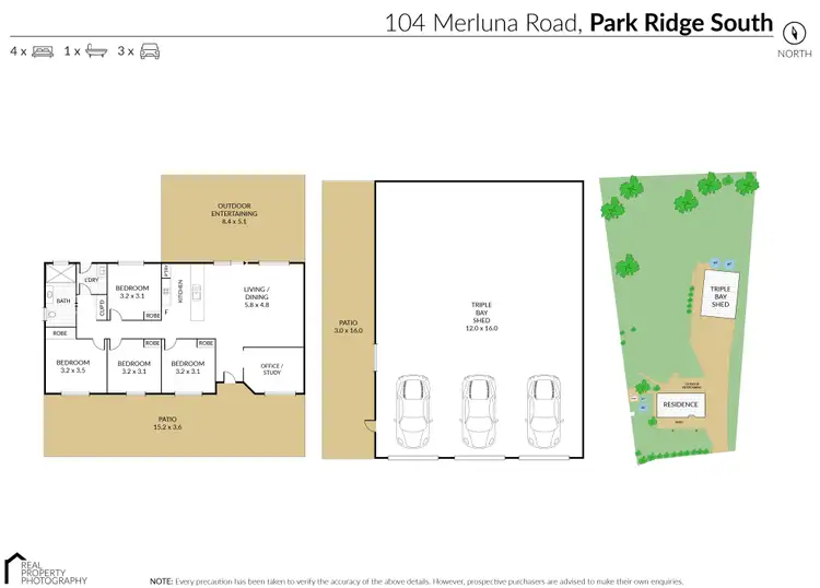 Floorplan of Homely house listing, 104-106 Merluna Road, Park Ridge South QLD 4125