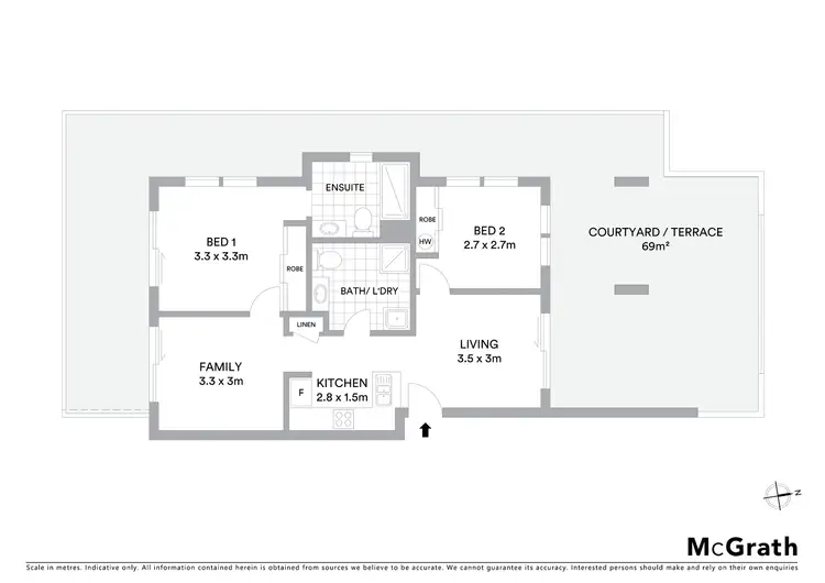 Floorplan of Homely apartment listing, 55/75 Elizabeth Jolley Crescent, Franklin ACT 2913