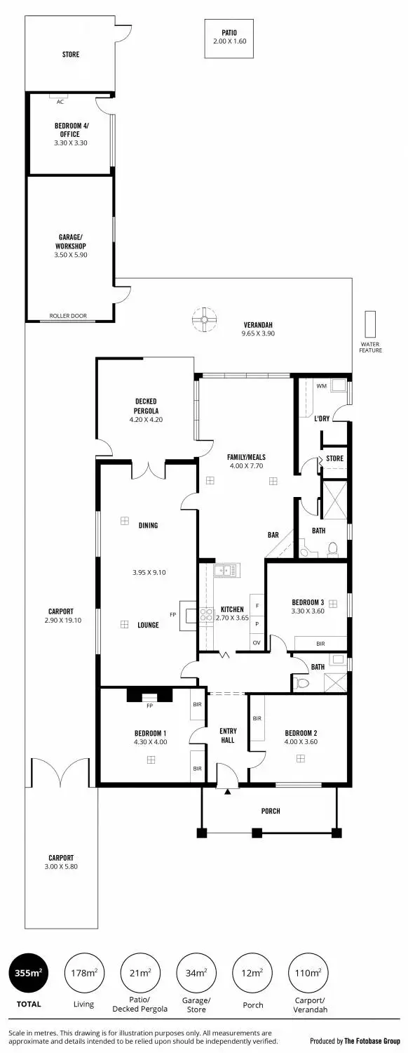 Floorplan of Homely house listing, 1 Harris Street, Glenelg East SA 5045