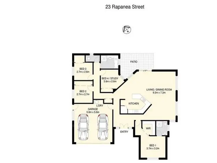 Floorplan of Homely house listing, 23 Rapanea Street, Moggill QLD 4070