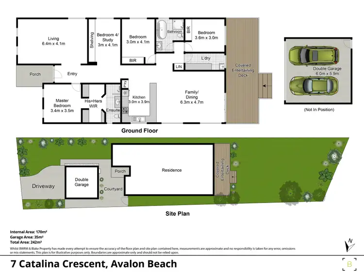 Floorplan of Homely house listing, 7 Catalina Crescent, Avalon Beach NSW 2107