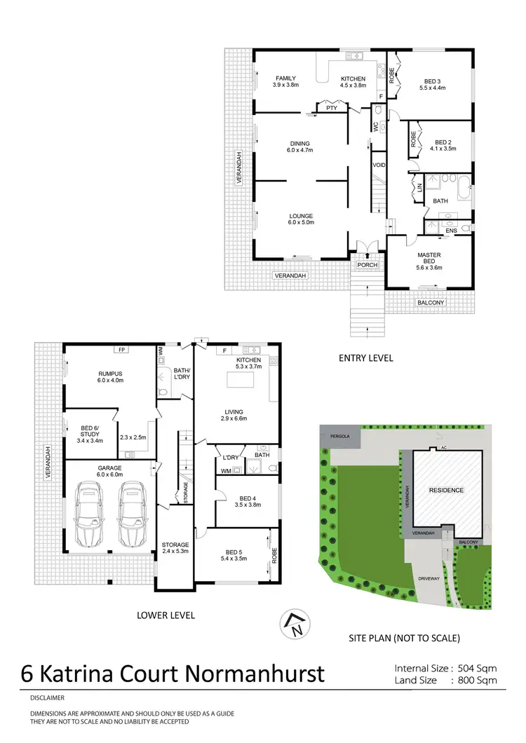 Floorplan of Homely house listing, 6 Katrina Court, Normanhurst NSW 2076