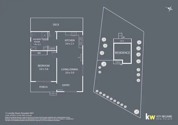 Floorplan of Homely house listing, 11 Latrobe Street, Rosedale VIC 3847