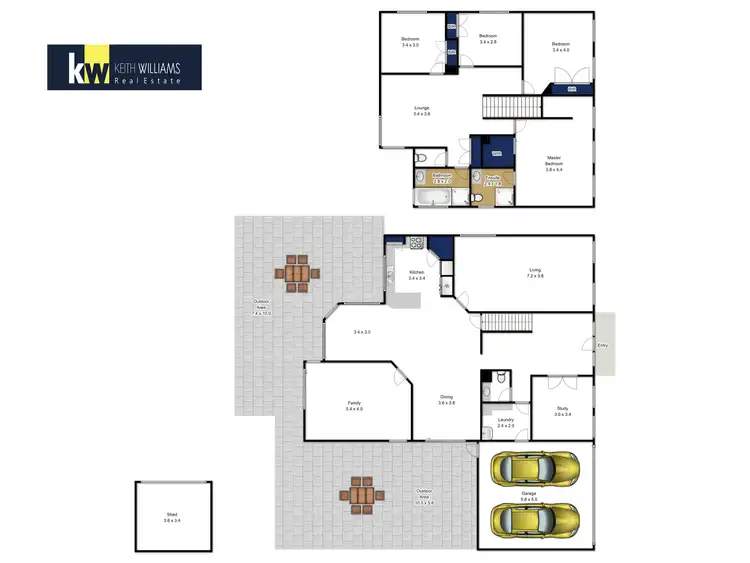 Floorplan of Homely house listing, 2 Winston Court, Traralgon VIC 3844