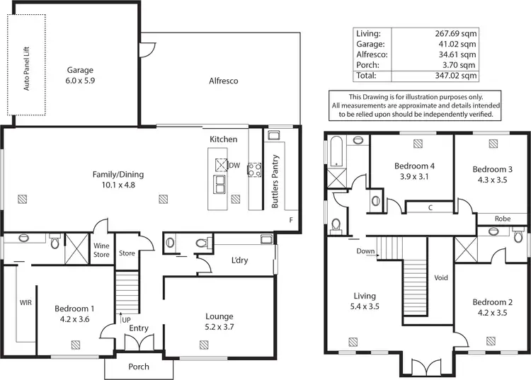 Floorplan of Homely house listing, 330 Glynburn Road, Kensington Gardens SA 5068