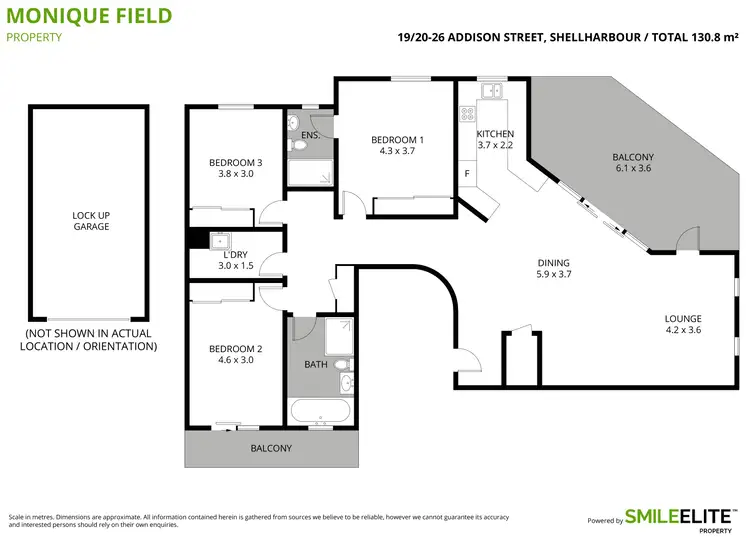 Floorplan of Homely apartment listing, 19/20-26 Addison Street, Shellharbour NSW 2529