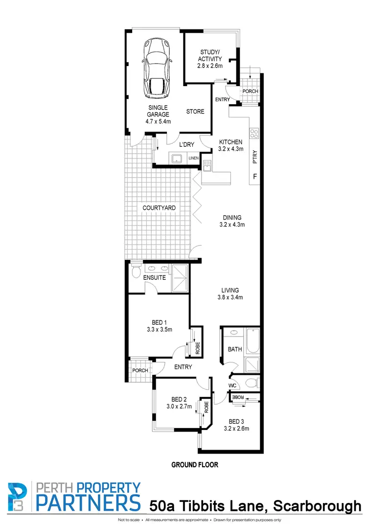 Floorplan of Homely house listing, 96b Burniston Street, Scarborough WA 6019